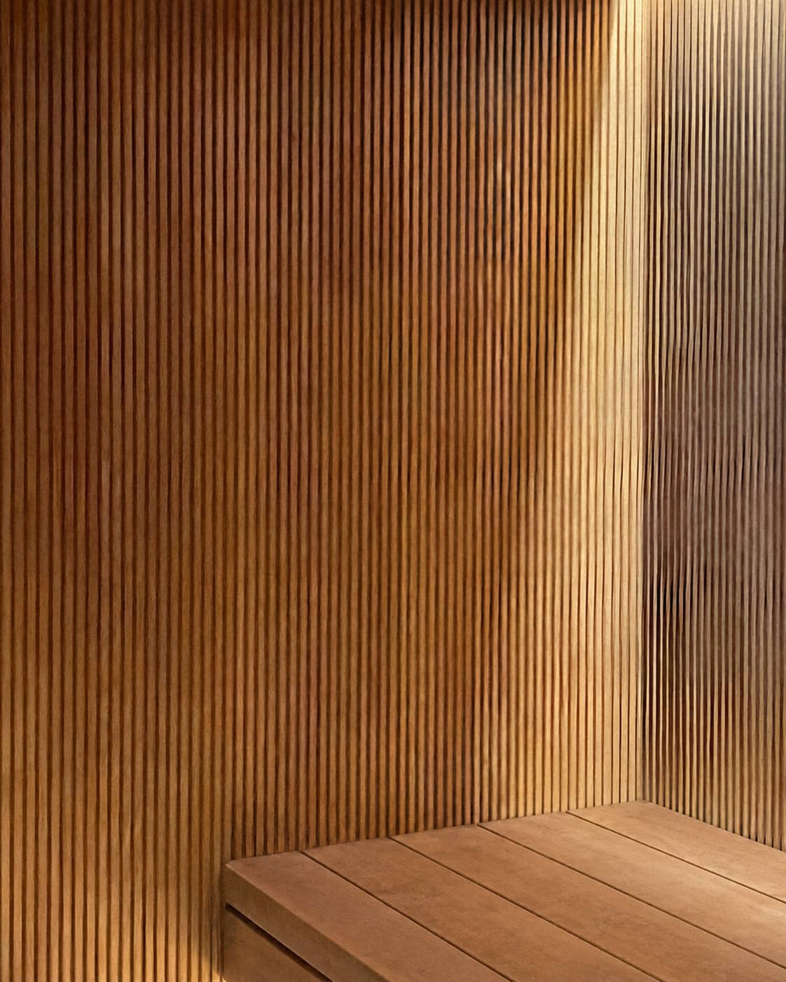 Medium DIY Sauna room render cladding x bench | SDS Australia SDS Australia