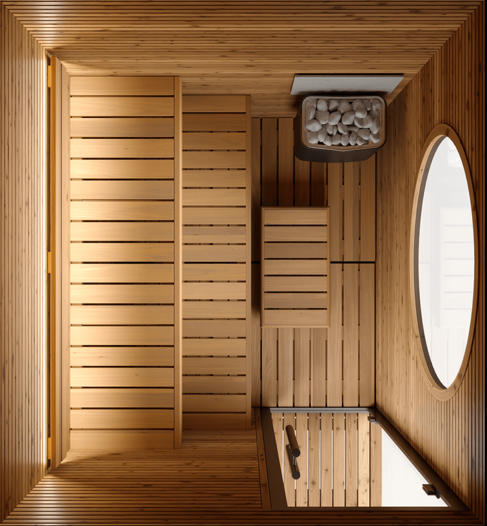 Top Terrace Style ‘Kaia Terrace’ Outdoor Sauna – Natural Edition | SDS Australia